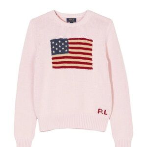 Ralph Lauren Pink Flag Sweater